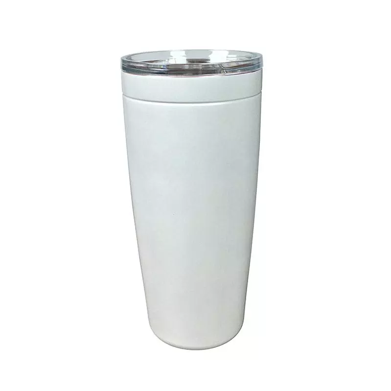 Clear Hot/Cold Custom Tumbler w/ Color Closure - 26 oz.