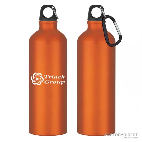 Orange 25oz Custom Promotional Aluminum Bottles