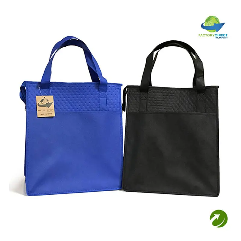 Customizable Insulated tote bags for Food Delivery - Ready for promotional branded printing