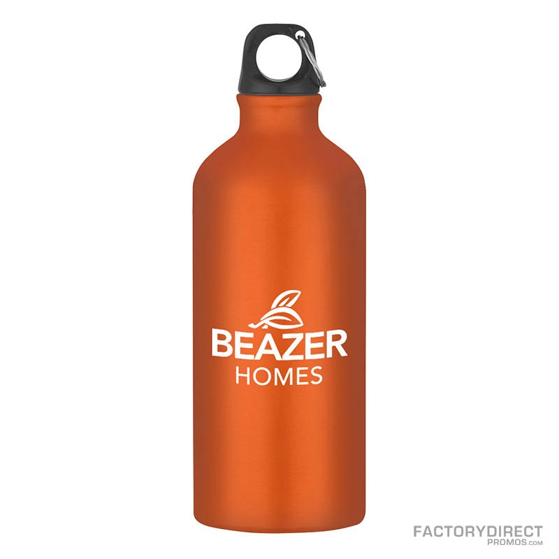 Custom metal water bottles with logo - 16 or 32 oz