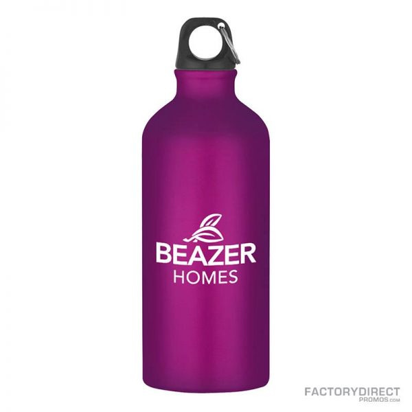 Purple Custom Promotional 20oz Aluminum Water Bottles in Bulk