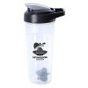 Grey 21oz Promotional Blender Bottle with Agitator Ball