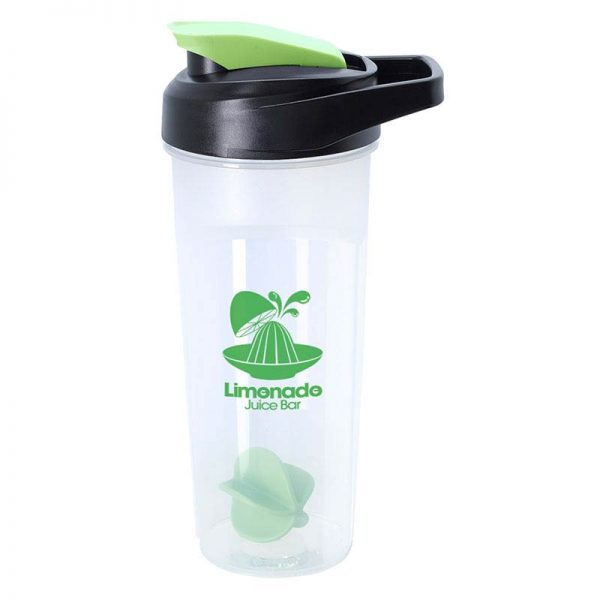 Lime Green 21oz Promotional Blender Bottle with Agitator Ball