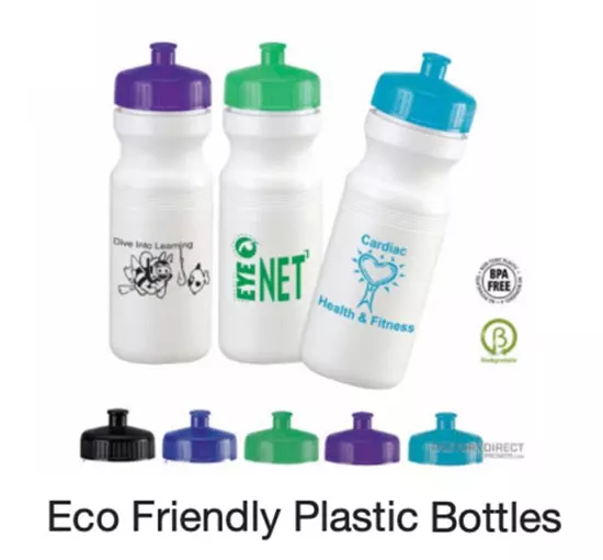 Bottles Branded Eco-Friendly Plastic with Your Logo