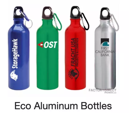 Branded Eco-Friendly Aluminum Water Bottles