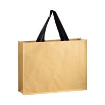 Large/Jumbo Natural Kraft Trade Show Bag with Handle Straps