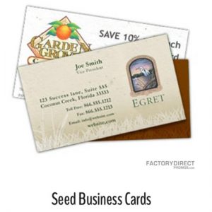 Seed Business Cards