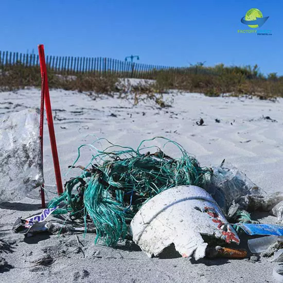 New Jersey Beach litter and pollution