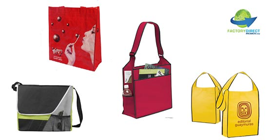 Custom Branded Reusable Trade Show Messenger Bags