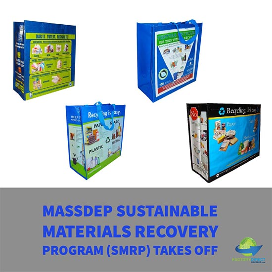 Reusable Recycling Bags - Massachusetts MassDEP Sustainable Materials Recycling Program SMRP