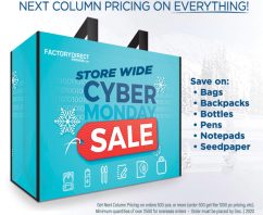Eco-Friendly Promo SITEWIDE Next Column Pricing Cyber Monday Sale Extended!