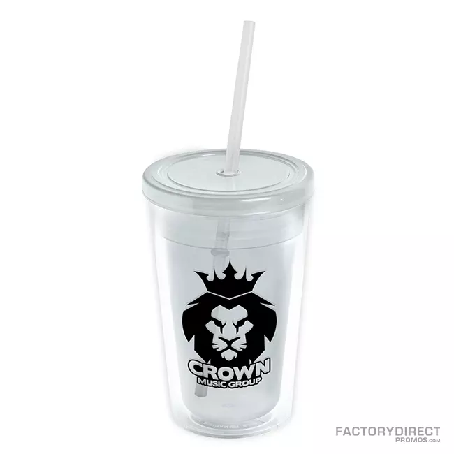 Solo Cup Style Double Wall Custom Tumbler - Colors - 16 oz.