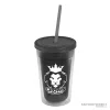 16oz Double Wall Insulated Tumbler - Smoke