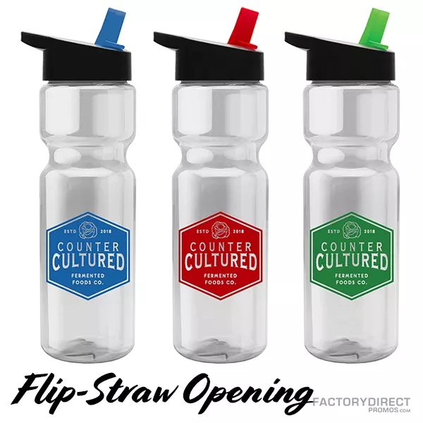 Flip Top Folding Bottle - 27 oz.