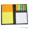 Padfolio with sticky notes
