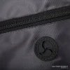Custom promotional drawstring bags with earbuds port.