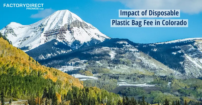 Rocky Mountains Landscape – Impact of Disposable Plastic Bag Fee in Colorado