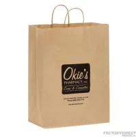 Recycled Kraft Paper Bags - Large