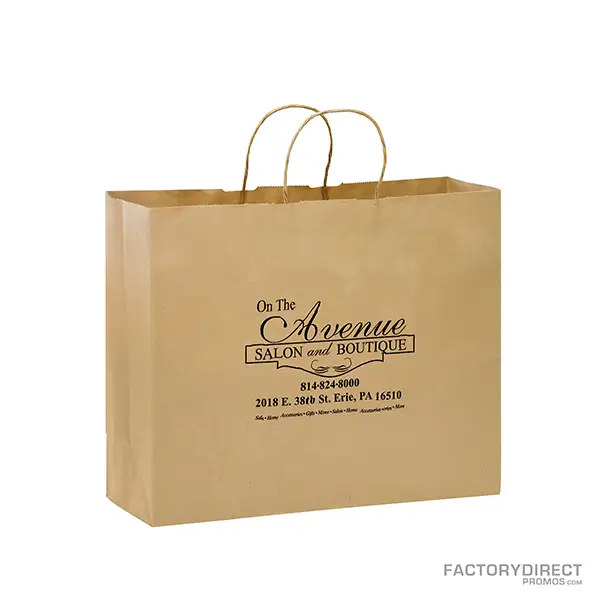 Recycled Kraft Paper Bags - XL